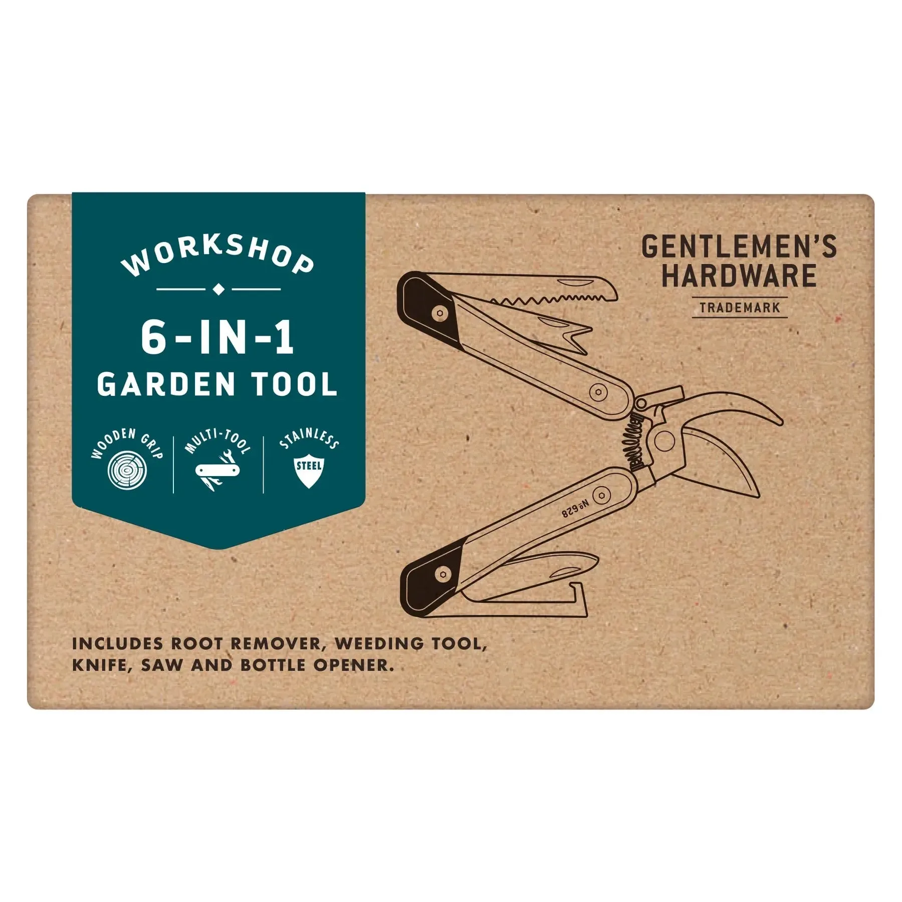 Gentlemen's Hardware 6 in 1 Garden Multi Tool