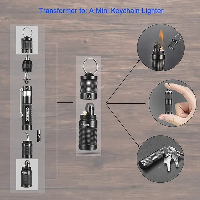 Gift for Men Women, AbeuRox Multitool Tactical Survival Gear with Lighter(No Fuel Include), Fishing Tool, Glass Breaker, Whistle, Blade, A Great EDC Kit, Camping Tool, Scouting Gear