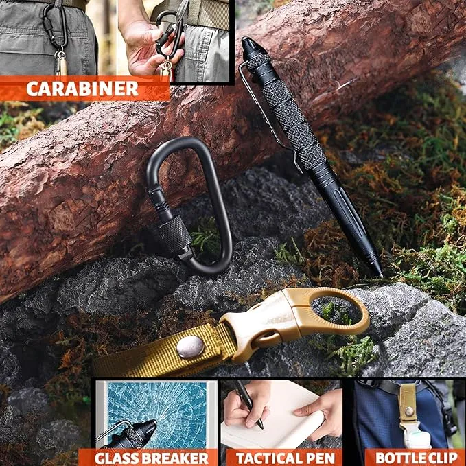 Gifts for Men Dad Him Birthday Christmas Fathers Day, Cool Gadget/Survival Gear and Equipment, Unique Camping Hunting Hiking Outdoor Gear, Gift Idea for Valentines Day Boyfriend Boys Stocking Stuffer