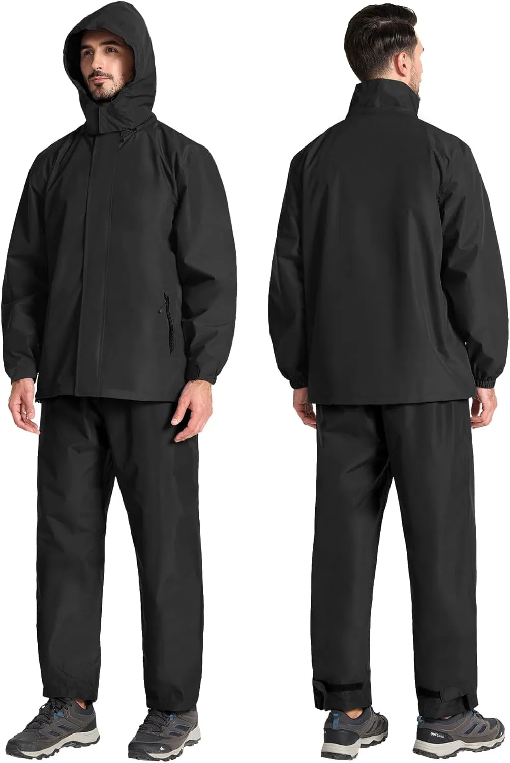 Golf Rain Gear for Men Rain Suit Waterproof Fishing Rain Jacket and Pants M/L/XL/XXL