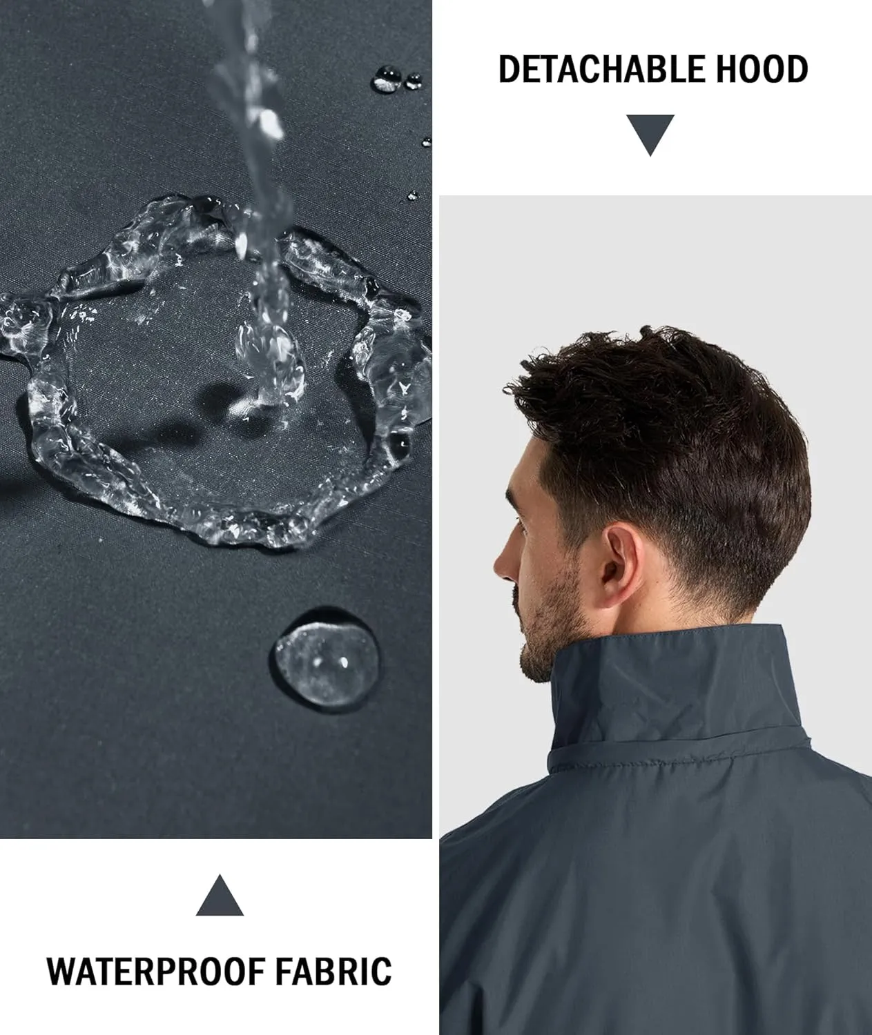 Golf Rain Gear for Men Rain Suit Waterproof Fishing Rain Jacket and Pants M/L/XL/XXL