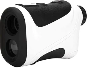 Golf Range Finder - 1200m 4 in 1 Speed Angle Height Distance 6X Accurate Measurement Water Resistant Binoculars for Golf Hunting (Color : White) (White)