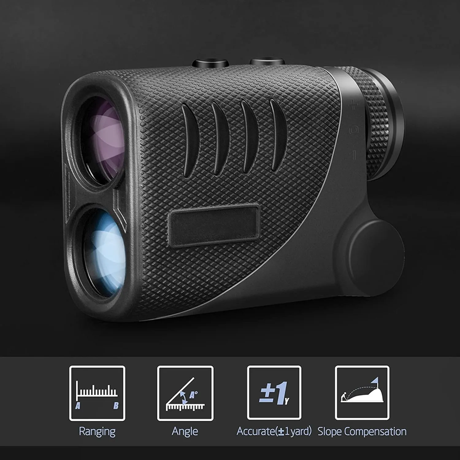 Golf Rangefinder,6X Magnification,Laser Binoculars,800M,1200M,1500M,Laser Range Finder with Pinsensor,Laser Binoculars