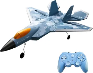 GoolRC RC Plane G7 Remote Control Airplane, 3 Channel RC Airplane, 2.4GHz RC Aircraft with 6 Axis Gyro System, Adjustable Rudder, Easy to Fly RC Glider with LED Light for Adults and Beginners