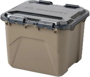 Gregory Alpaca 50L Waterproof Gear Organization/Camping Gear Box with Transparent Removeable Lid, Mirage Tan