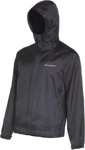 Grundéns Men’s Weather Watch Sport Fishing Jacket - Waterproof, Heavy Duty Rain Gear, Breathable, Packable Raincoat With Hood, Black, XX-Large