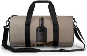 Gym Bags Small Wine Bottle Cork Duffel Bag Overnight Bag with Shoe Compartment Carryon Bag for Men Women