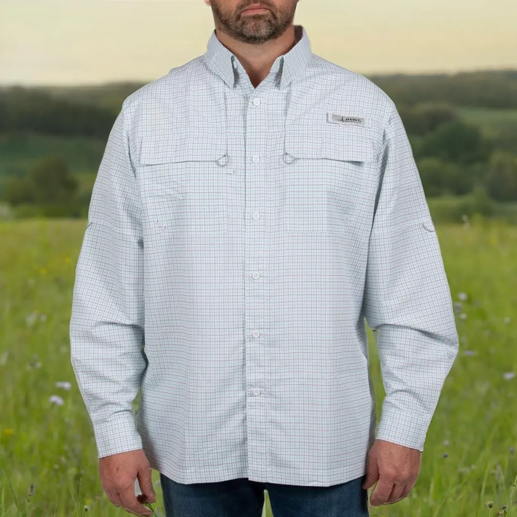 HABIT Men’s Skirr River Long Sleeve River Guide Fishing Shirt
