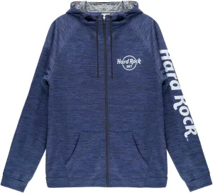 Hard Rock Unisex BET Performance Zip Hoodie Navy