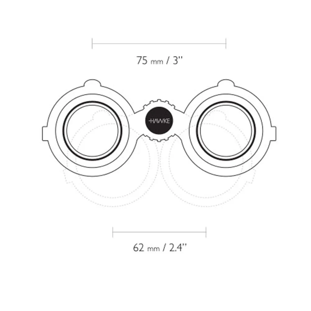 Hawke Nature Trek 12x50 Binoculars