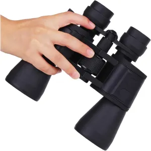 Hd High Magnification Long Range Zoom Binoculars Hunting Wide Angle Binoculars Outdoor Tourism Telescope for Astronomical Observation Black