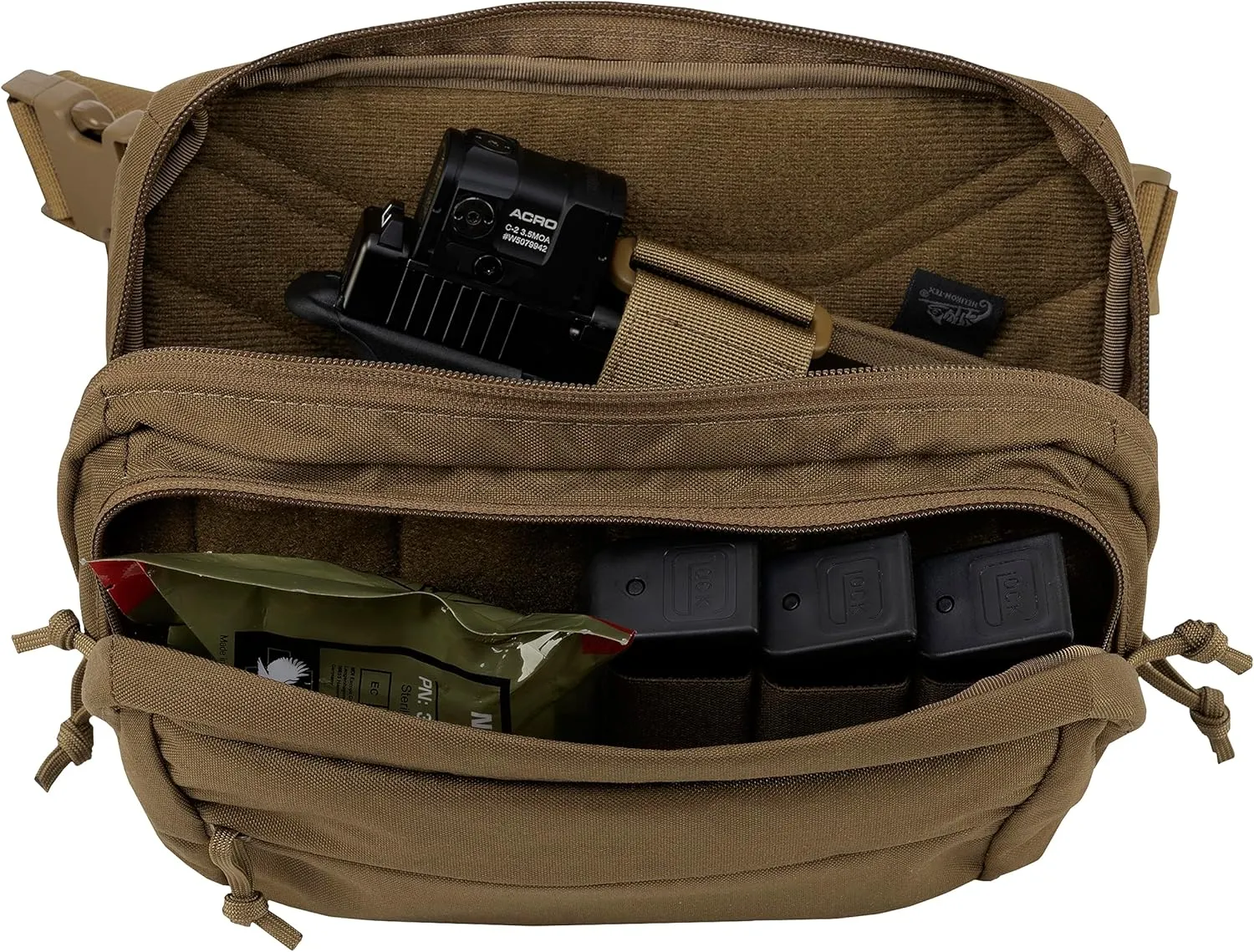 Helikon-Tex RAT Concealed Carry Waist Pack RAL 7013 Brown Grey