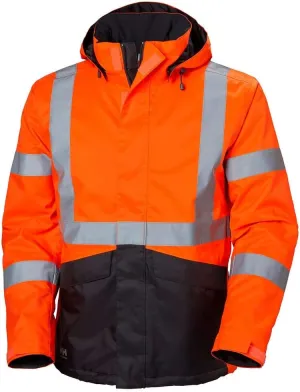 Helly-Hansen Alta Hi-Vis Insulated Winter Jackets for Men with ANSI/ISEA 107-2015 Type R Class 3 Reflective Striping