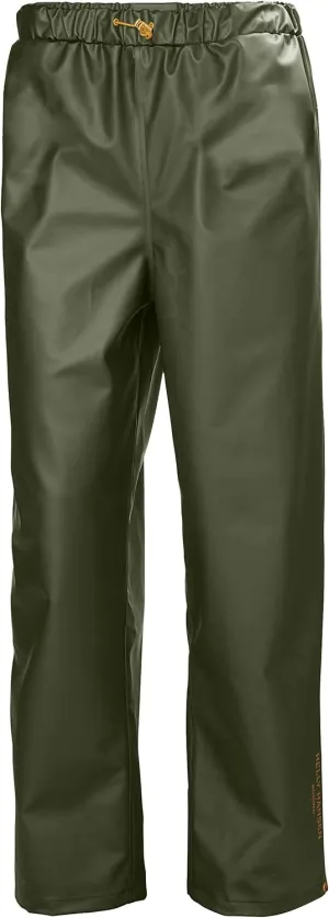 Helly-Hansen Workwear Gale Waterproof Men's Rain Pants with Adjustable, Elastic Waist and Bottom Leg with Snap Buttons