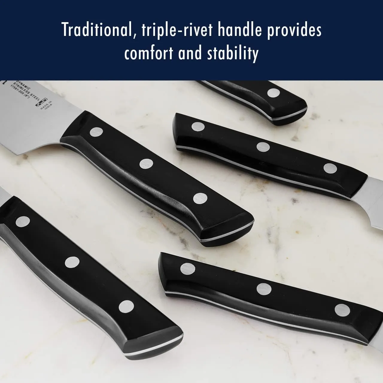 HENCKELS Dynamic Razor-Sharp 5-inch Utility Knife, Tomato Knife, German Engineered Informed by 100  Years of Mastery