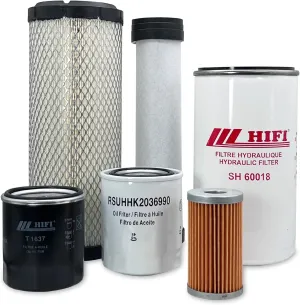 HERO Maintenance Filter Kit For CASE D45 Compact Tractor Filters Compatible With OEM 87300179 84539215 87409203 84477366 47408372 SBA340501030 PIN # HBA015001 & ABOVE (08/03-12/07), MSU-CA-0126