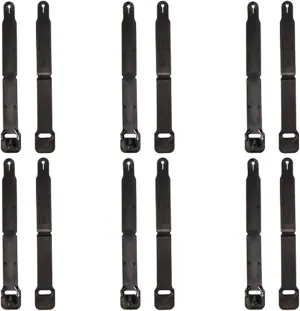 High Speed Gear® - HSGI® Short Clips, Police Gear & Military Gear - Belt, PALS & MOLLE Clips (12 Pack)