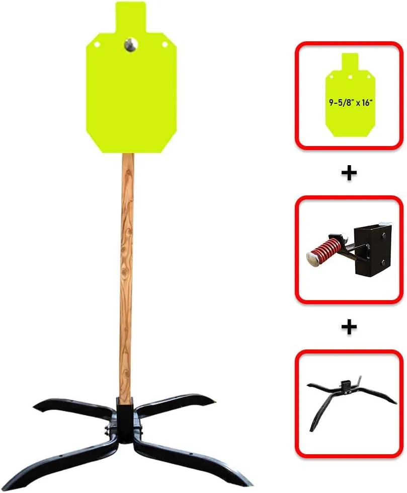 Highwild Target Stand System - AR500 Steel Target with 2x4 Mount Kit