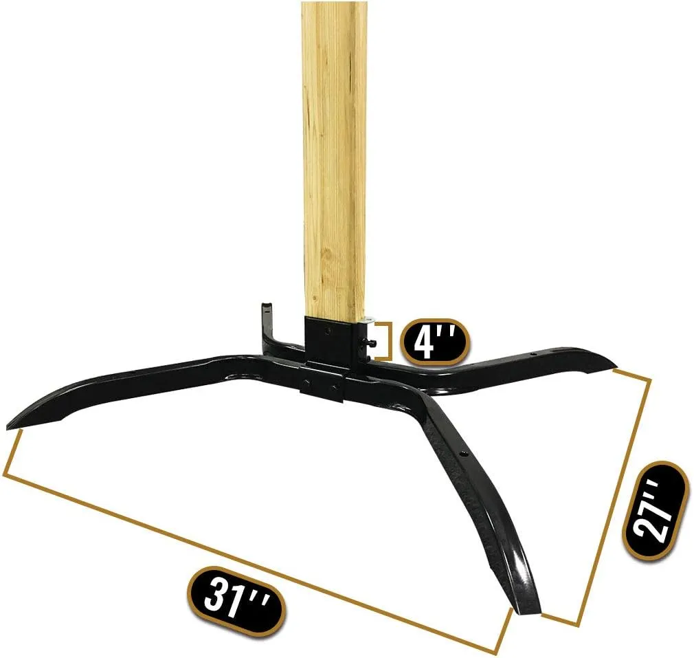 Highwild Target Stand System - AR500 Steel Target with 2x4 Mount Kit