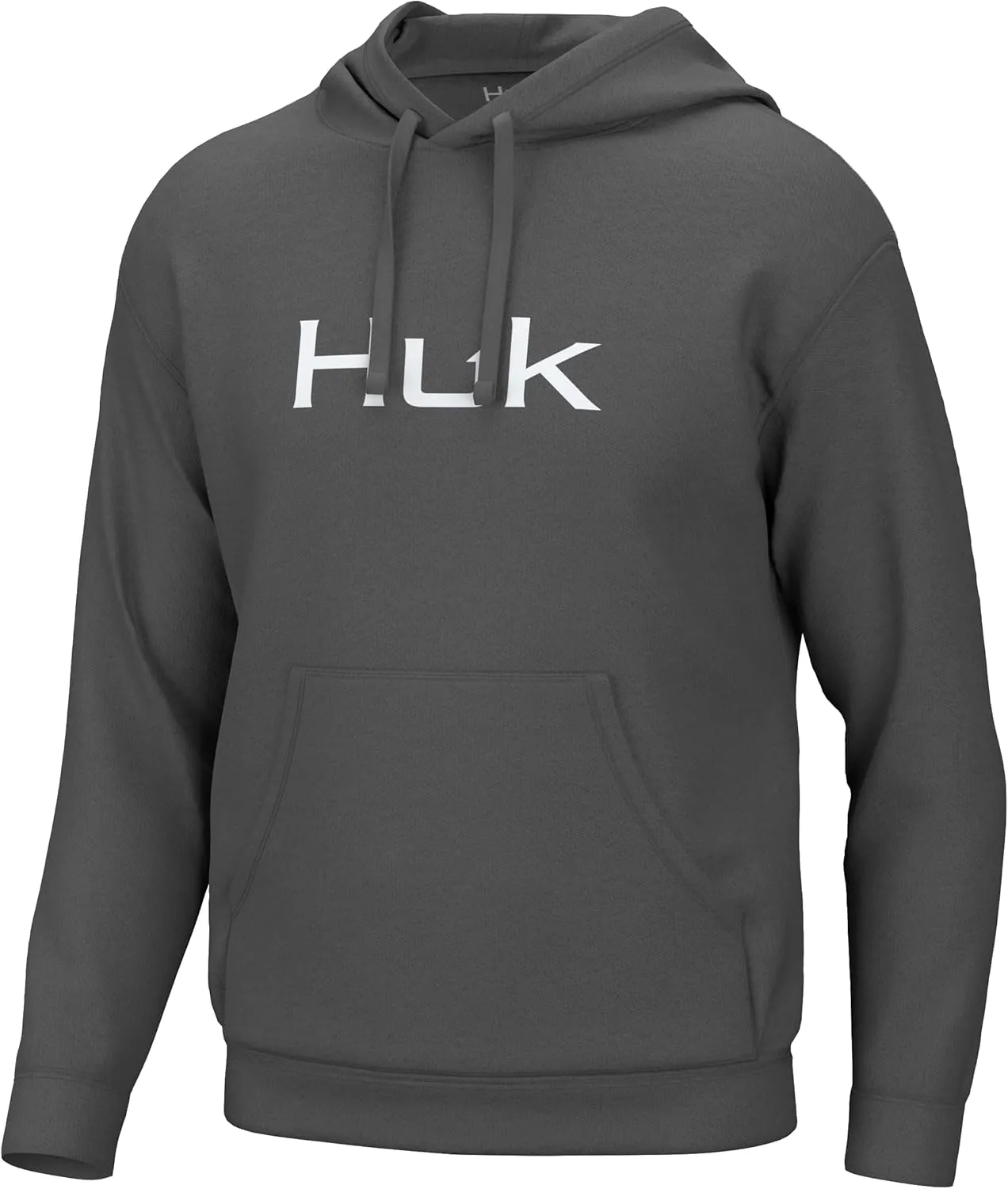 HUK Men Huk'd Up Logo Fishing, Fleece Hoodie with Stretch