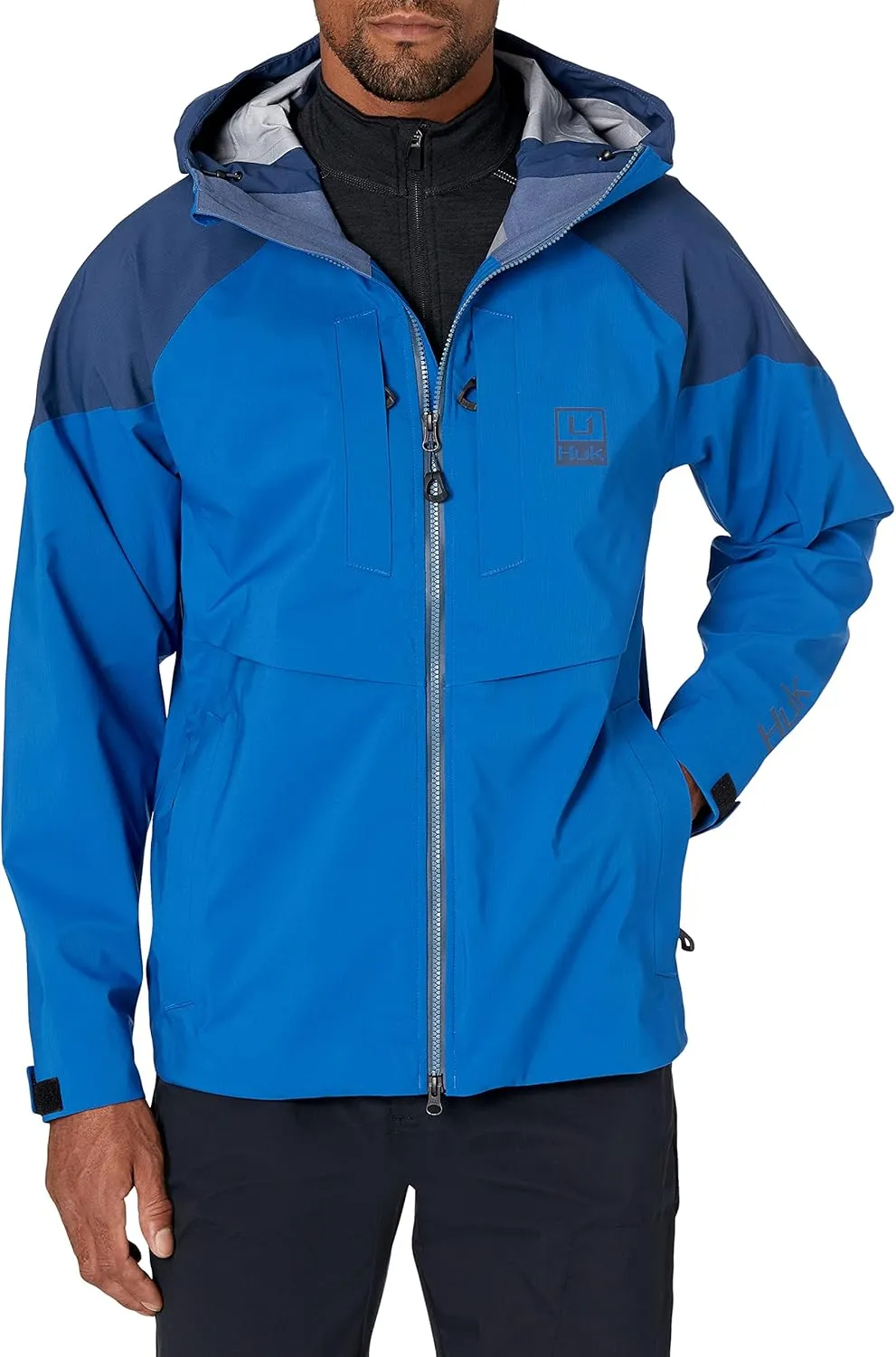 HUK Men's Icon X Superior 3l Shell | Wind & Waterproof Hooded Jacket