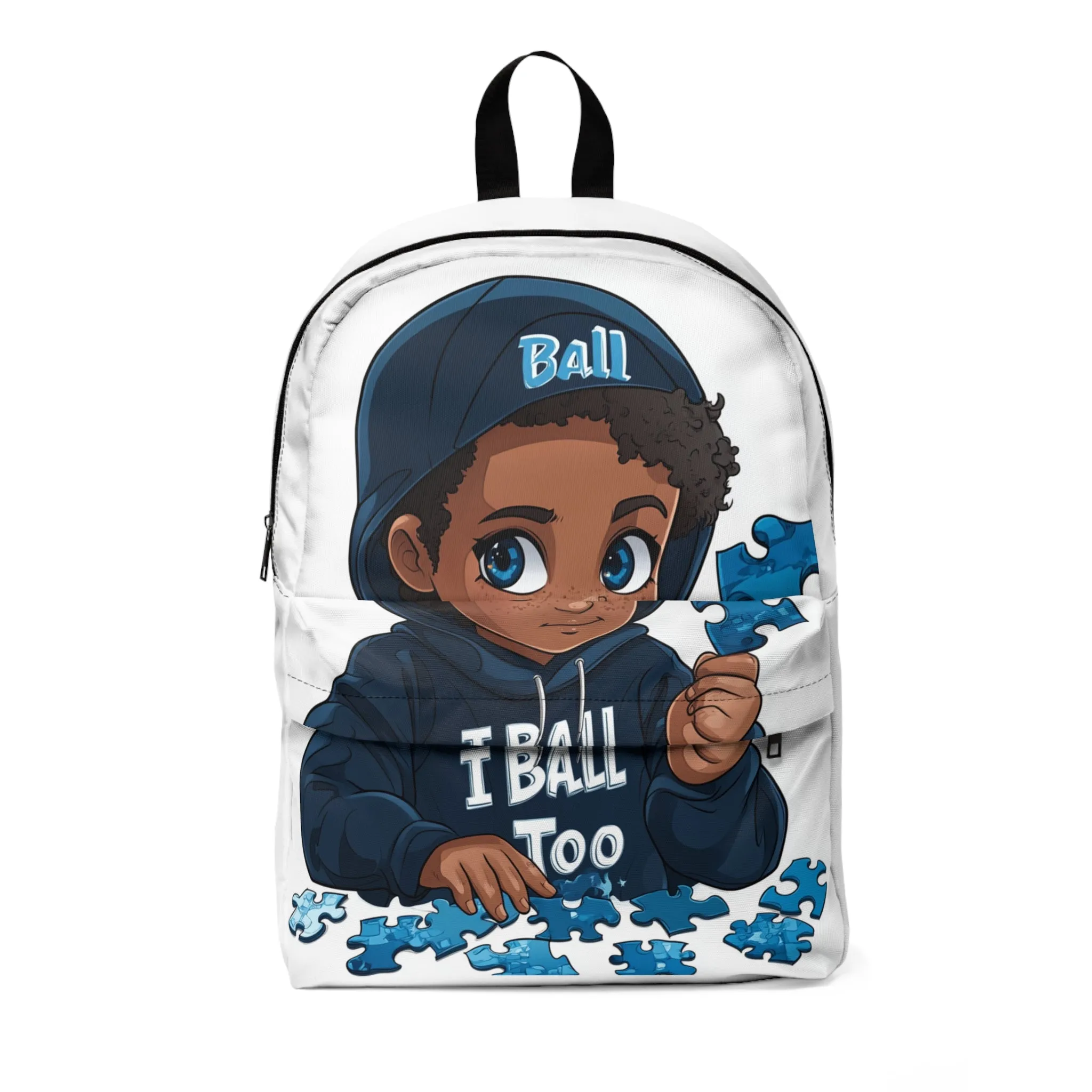 I Ball Too Unisex Classic Backpack for Kids – Fun & Playful Design