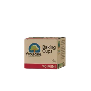 If You Care Unbleached Cupcake Liner Baking Cups - 24 Pack of 90-Count Boxes – Mini Size - Made of Silicone Coated, Greaseproof Parchment Paper, Compostable Muffin Holders