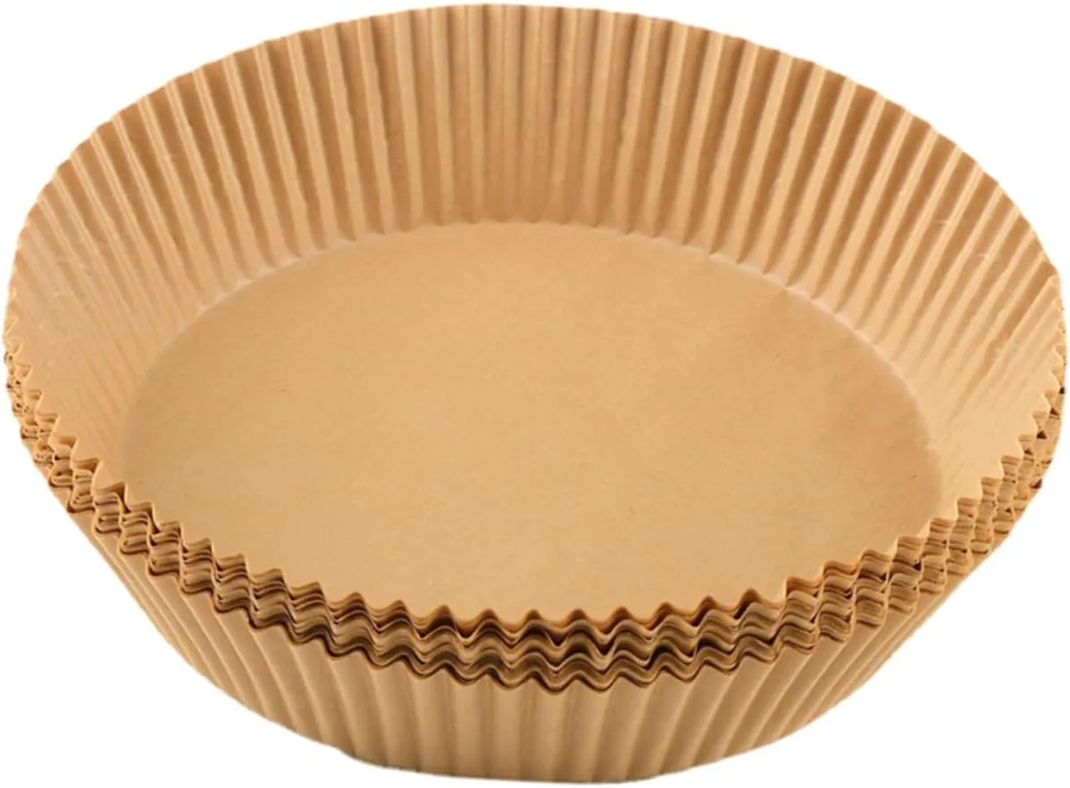 IMIKEYA 150pcs Baking Paper for Air Fryer Rectangle Parchment Paper for Safe Light Easy to Use