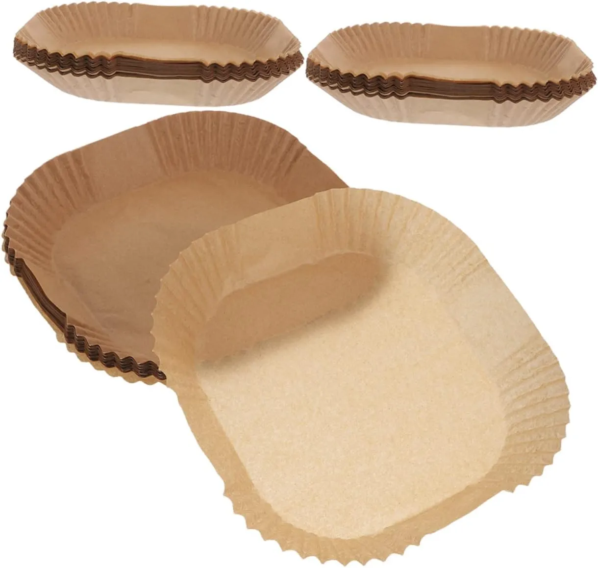 IMIKEYA Nonstick Air Fryer Paper Plate 100pcs Baking Liners Silicone Liners Heatproof for Cooking Baking