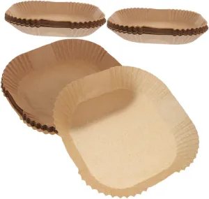 IMIKEYA Nonstick Air Fryer Paper Plate 100pcs Baking Liners Silicone Liners Heatproof for Cooking Baking