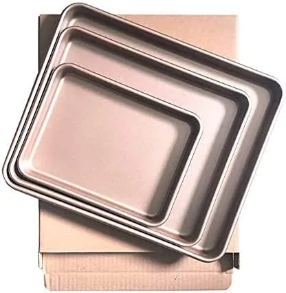 In Size 8" 11" 12" 3PCS Baking Pans Set