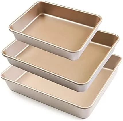 In Size 8" 11" 12" 3PCS Baking Pans Set