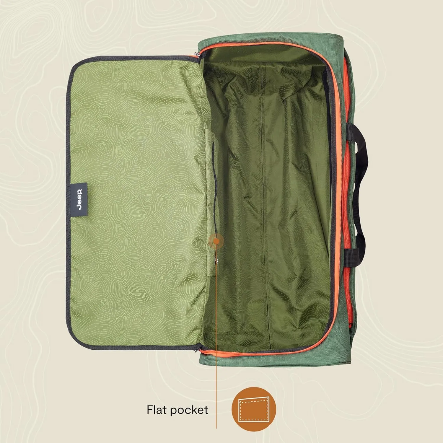 Jeep JS009D Rolling Duffel