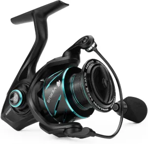 KastKing Verus Spinning Fishing Reel, Ultra Lightweight 6.8oz Spinning Reel, Aerodynamic Reel Rotor, 6.2:1 Gear Ratio, Up to 22lbs Max Drag, EVA/3A Cork Handle Knobs