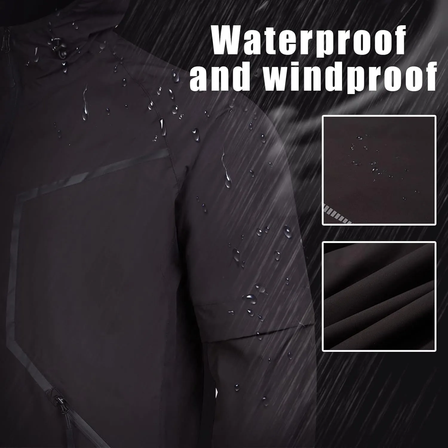 K.E.J. Golf Rain Jacket - Waterproof Rain Suits for Men - Performance Golf Rain Gear