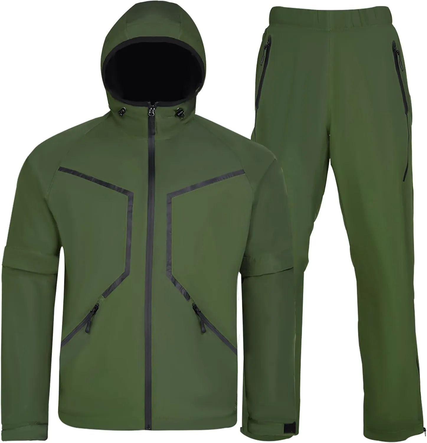 K.E.J. Golf Rain Jacket - Waterproof Rain Suits for Men - Performance Golf Rain Gear