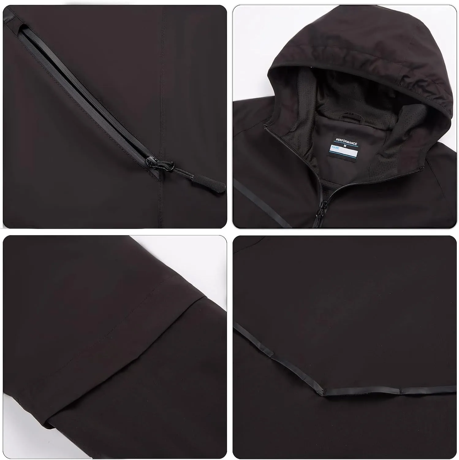 K.E.J. Golf Rain Jacket - Waterproof Rain Suits for Men - Performance Golf Rain Gear