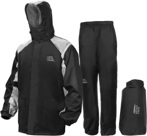 KEMIMOTO Waterproof Casual Motorcycle Rain Gear for men,Men's Waterproof Powersports Rain Suit with Pant for Motorcycle Riding in Heavy Rain 15000MM Water Pressure Resistance