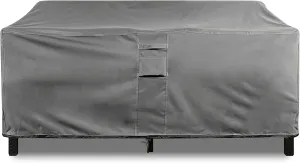 KHOMO GEAR GER-1038 Outdoor Lounge Sofa Patio Cover 76'' x 32.5''x 33"), Titan Series (Grey)