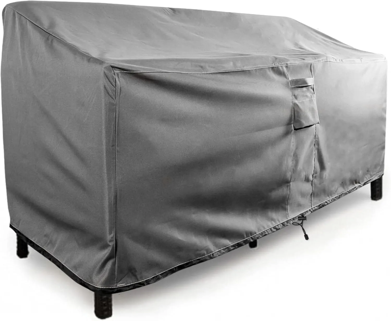 KHOMO GEAR GER-1038 Outdoor Lounge Sofa Patio Cover 76'' x 32.5''x 33"), Titan Series (Grey)