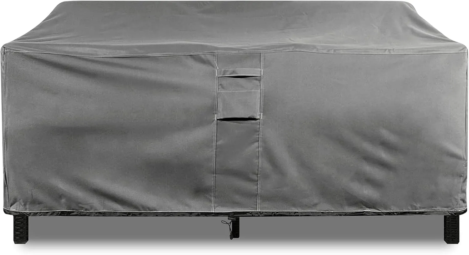 KHOMO GEAR GER-1038 Outdoor Lounge Sofa Patio Cover 76'' x 32.5''x 33"), Titan Series (Grey)