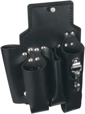 Klein Tools 5118P4 Lineman Tool Pouch, 4-Pocket, 8-Inch x 11-Inch