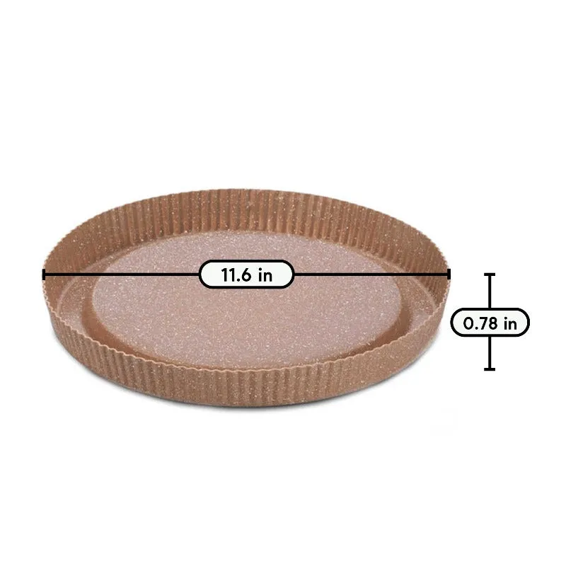 Korkmaz Non-stick Torta Tart, Quiche, Cake, Pie Pan, Round, 12.0"