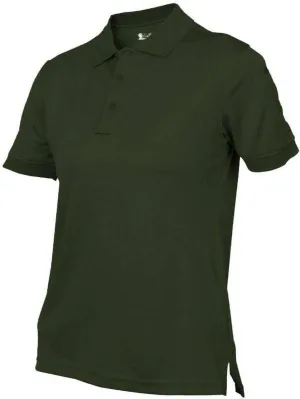 LAPG Women's Recon Jersey Short Sleeve Polo Shirt, Anti-Wrinkle Moisture Wicking Tactical Polo Shirt for Women