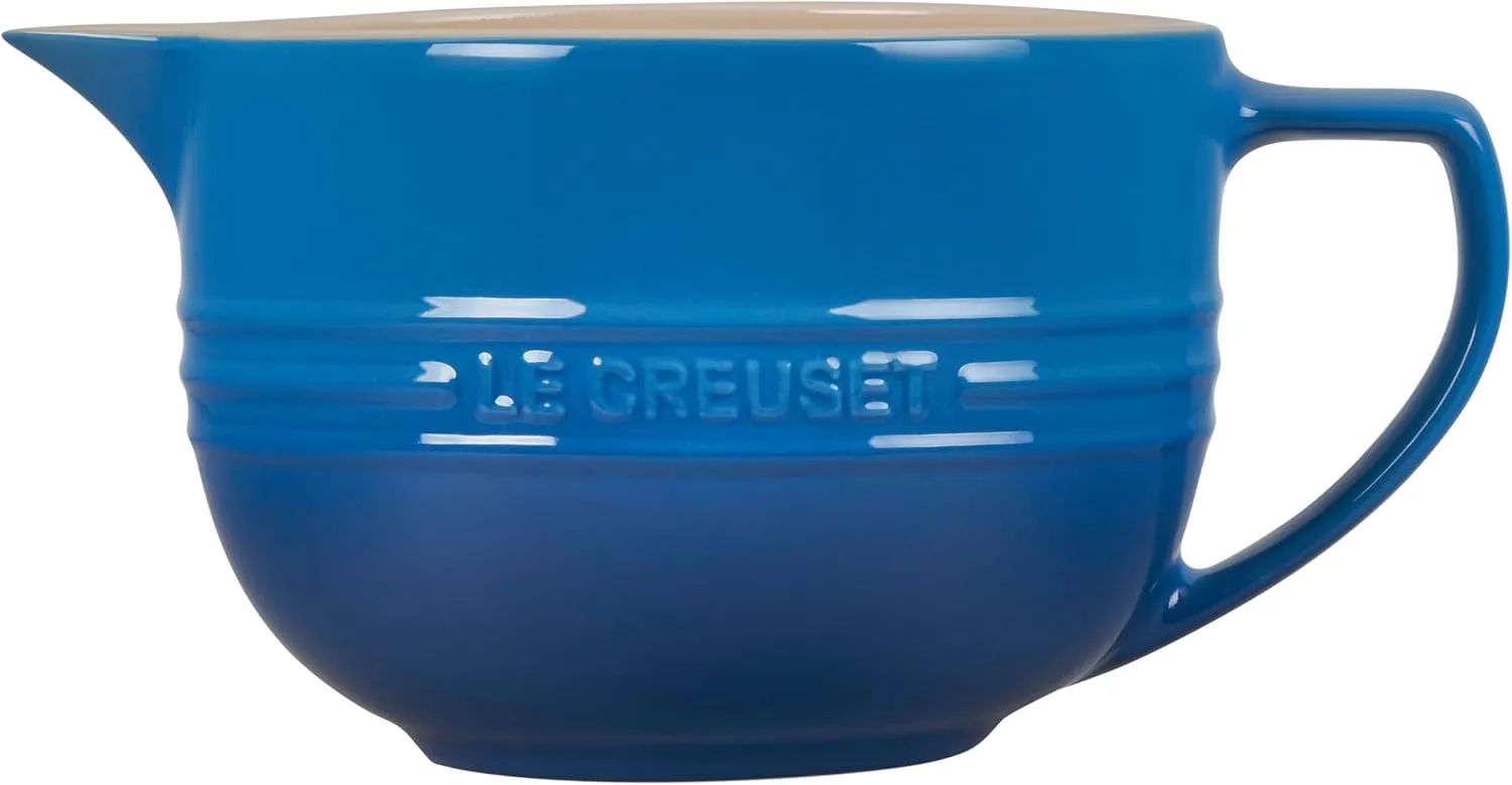 Le Creuset Stoneware Signature Batter Bowl, 3.25qt., Marseille