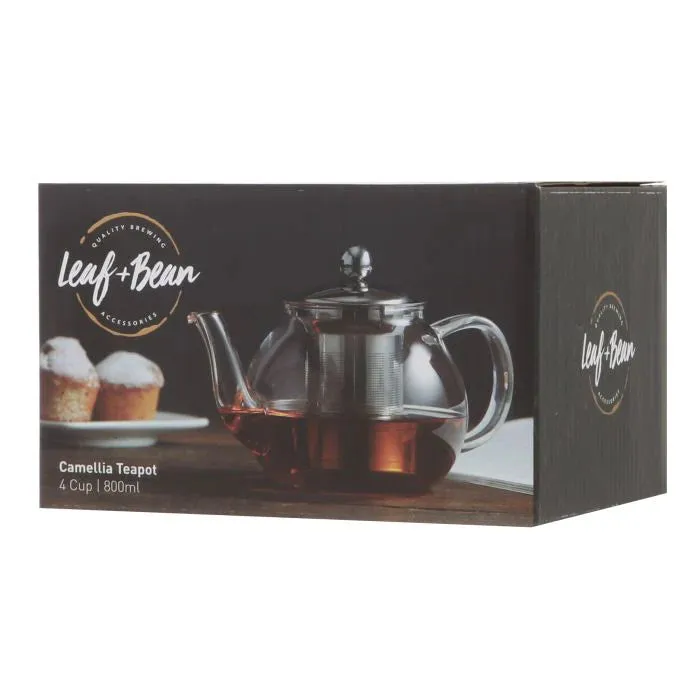 Leaf & Bean Camellia Teapot