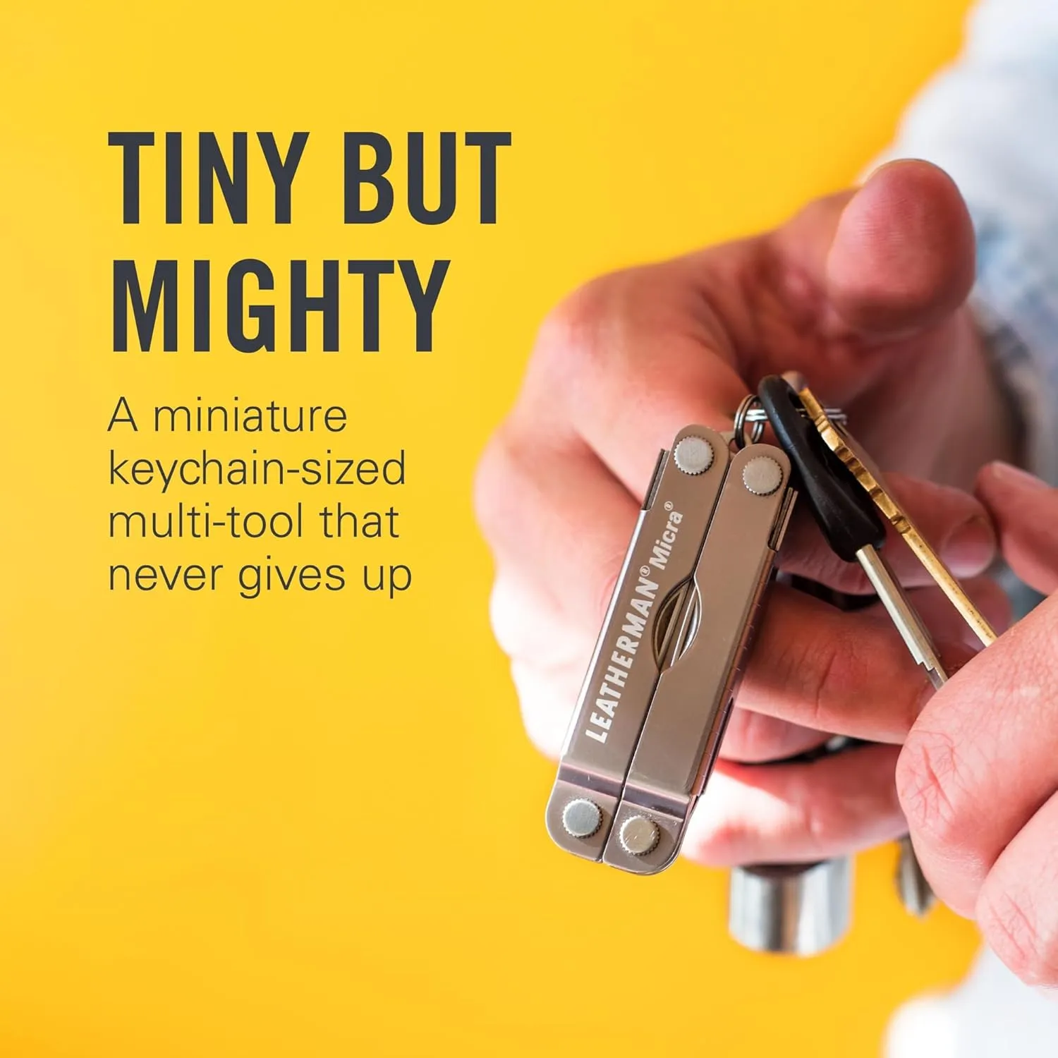 LEATHERMAN, Micra, Keychain Multi-tool with Grooming Tools, Mini Pocketknife for Everyday Carry (EDC), Hobbies & Outdoors, Built in the USA, Black Cherry