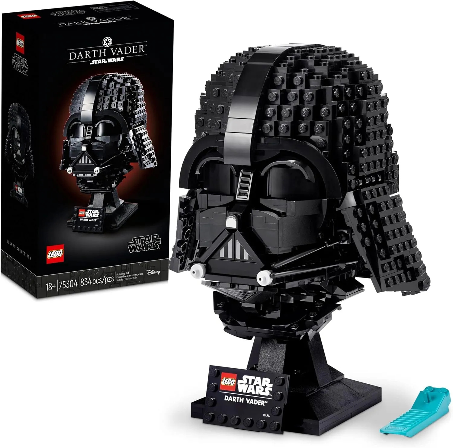 LEGO Star Wars Darth Vader Helmet Building Set, Mask Model Kit for Adults to Build and Display, Collectible Star Wars Home Décor, Gift Idea for Classic Star Wars Fans, 75304