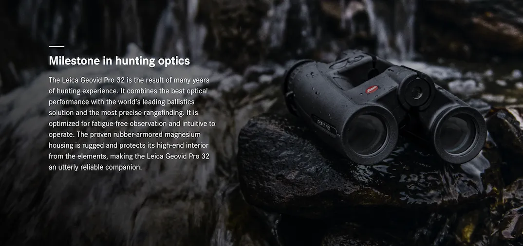 Leica Geovid Pro 10x32 Rangefinder Binoculars