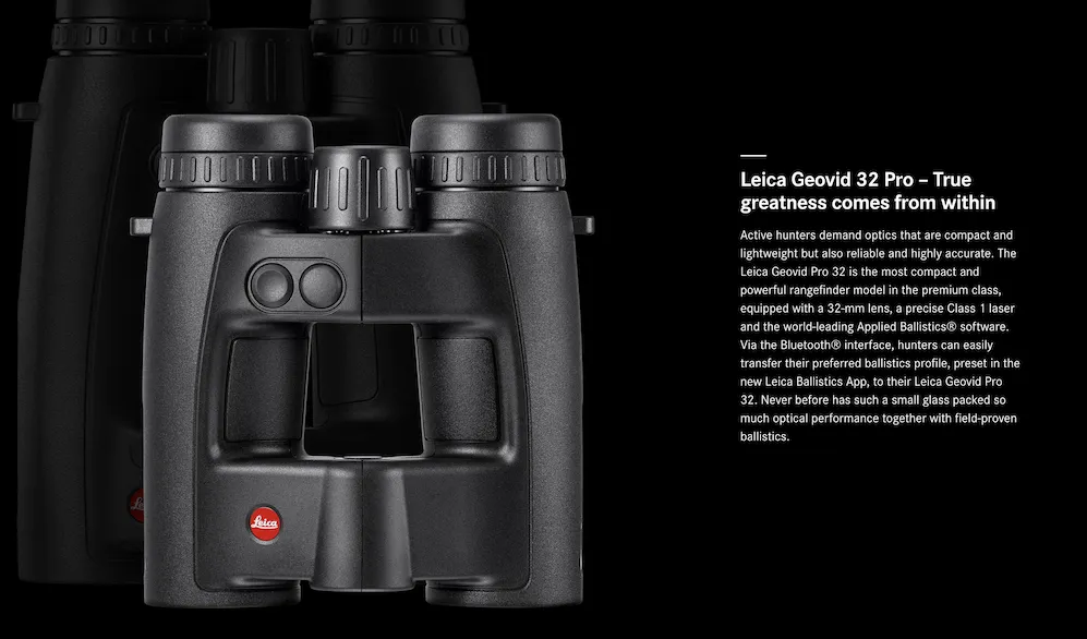 Leica Geovid Pro 10x32 Rangefinder Binoculars